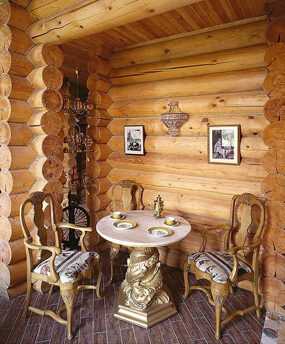 Английская классика в бревенчатом доме, фото 2
