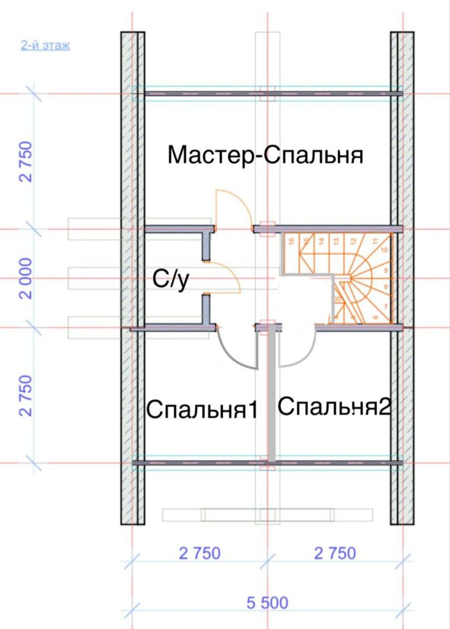 Проект 40 — Дом Михалыч 100 м2 — дом ручной рубки, фото 8